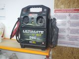 an image of a portable power station on a shelf in a garage