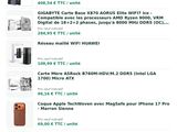 a screenshot of a cell phone with a bunch of different items on it
