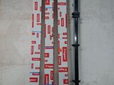two skis that are stacked on top of each other