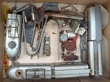 a box full of assorted items that are in it