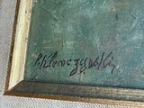 a picture of a painting with writing on it