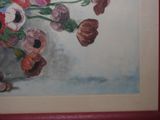 a picture of a painting of flowers in a vase