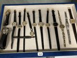 a lot of watches that are in a box