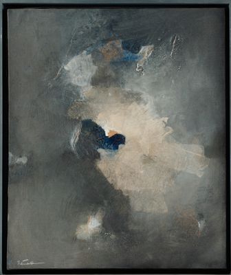 an image of a painting of a person on a surfboard in the water