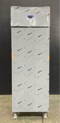 an image of a refrigerator with a lot of stickers on it
