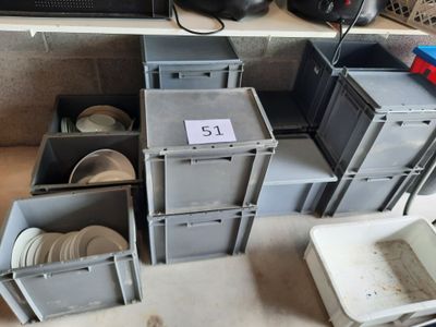 a lot of boxes that are sitting on a table
