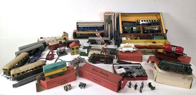 LOT IMPORTANT RAILS AIGUILLAGES ET DIVERS HORNBY MECCANO