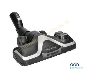 un aspirateur noir et blanc sur fond blanc