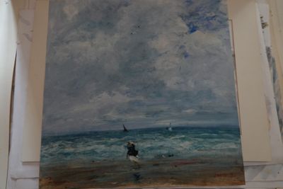 JEAN-PIERRE JOUAN Carton à dessin, gouaches. - Photo 1