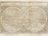 Une vieille carte du monde figure dans un livre
