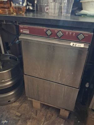 an image of a stainless steel dishwasher in a kitchen