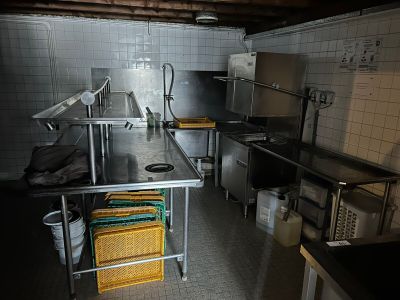 an image of a kitchen with a lot of counter space