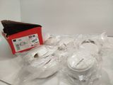 a box of headphones sitting on top of a table