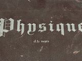 an old book with the word physpie written on it