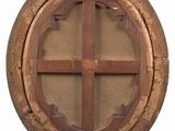 a round window on the side of a building