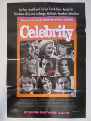 "Celebrity": (1998) de Woody ALLEN avec Leonardo Di Caprio, …