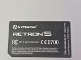 a close up of a card on the back of a laptop