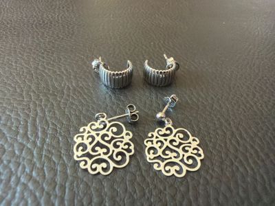 silver filigree filigree earrings and studs