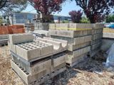 a pile of concrete blocks stacked on top of each other