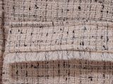 close up of a piece of fabric with a stitching pattern on it
