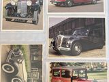 an image of a book with pictures of old cars on it