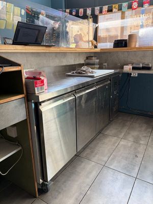 an image of a kitchen with a lot of counter space