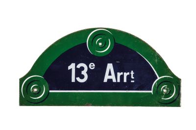 an image of a green and blue street sign on a white background