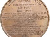 a close up of a medal on a white background