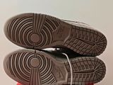 a close up of a pair of shoes on top of a box