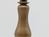 an image of a metal pepper mill on a white background