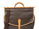 Porte-documents Louis Vuitton en toile Monogram et cuir