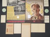a picture of a display of military memorabilia on a table