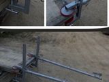 a collage of pictures of a boat being built