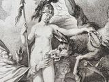 an image of a drawing of a naked woman surrounded by other people