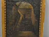 une image représentant un tableau où l'on voit un homme monter un escalier