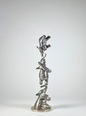 Philippe BERRY (1956-2019) Equilibre d'éléphants Epreuve en …