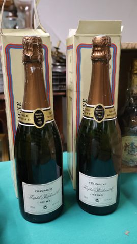 Deux bouteilles de Champagne brut Théophile Roederer