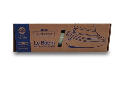 l'emballage d'une boîte de papier toilette sur laquelle figure un bateau