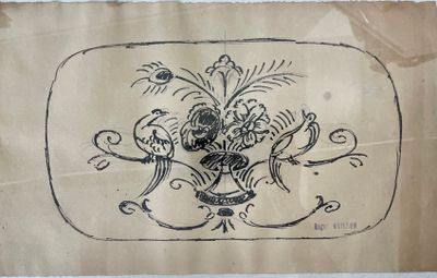 une image d'un dessin sur une feuille de papier