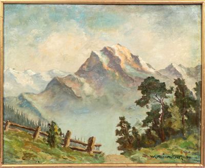 Wolf RÖHRICHT (1886-1953). Sommer in Gebirge - 1940.