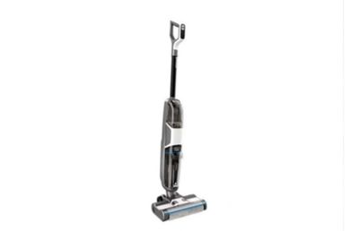 gros plan d'un aspirateur sur fond blanc