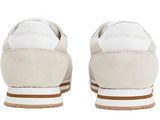sneakers with white soles and brown soles on a white background