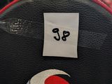 a black and red bag with a full fitness logo on it
