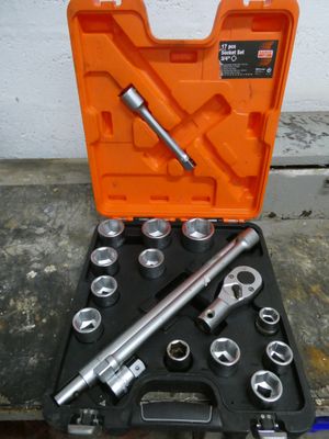 a tool set in a tool case on the ground