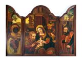 an image of a painting of a group of people in a room