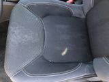 a picture of a seat in a car that has a rainbow on it