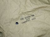 a close up of a jacket with a label on it