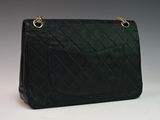 chanel black quilted lambskin shoulder bag with gold hardware