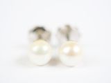 une paire de boucles d'oreilles en perles sur fond blanc