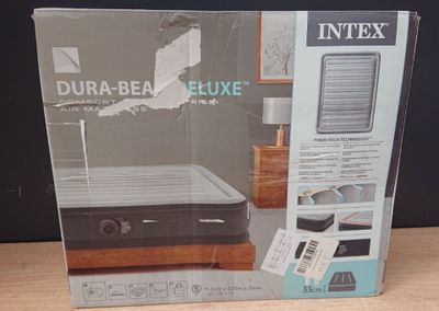 emballage d'un matelas gonflable Dura-Be-Deluxe vendu en boîte